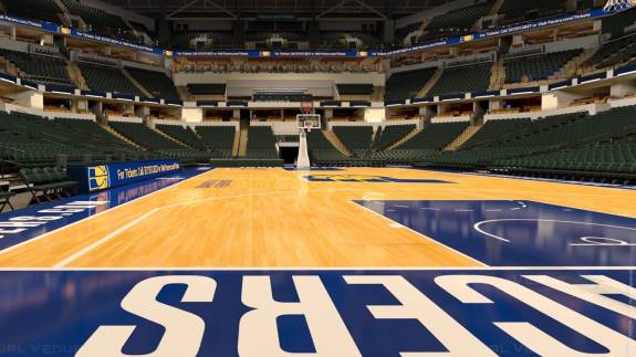 Bankers Life Fieldhouse Floor View