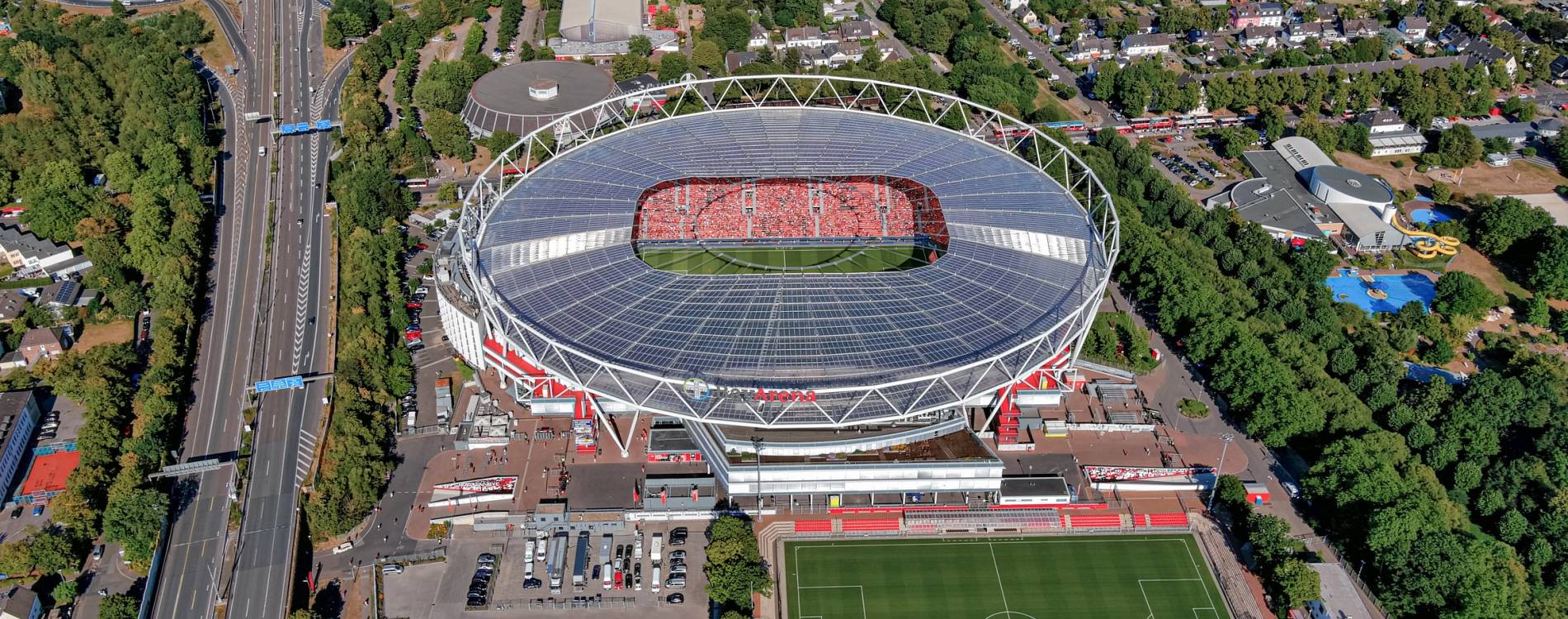 BayArena is the home of Bayer Leverkusen