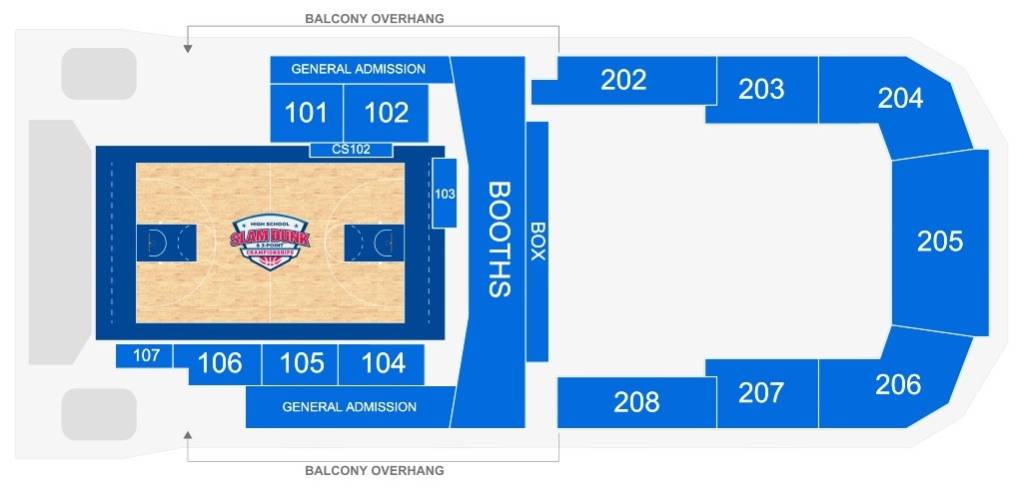 Frost Bank Center Map