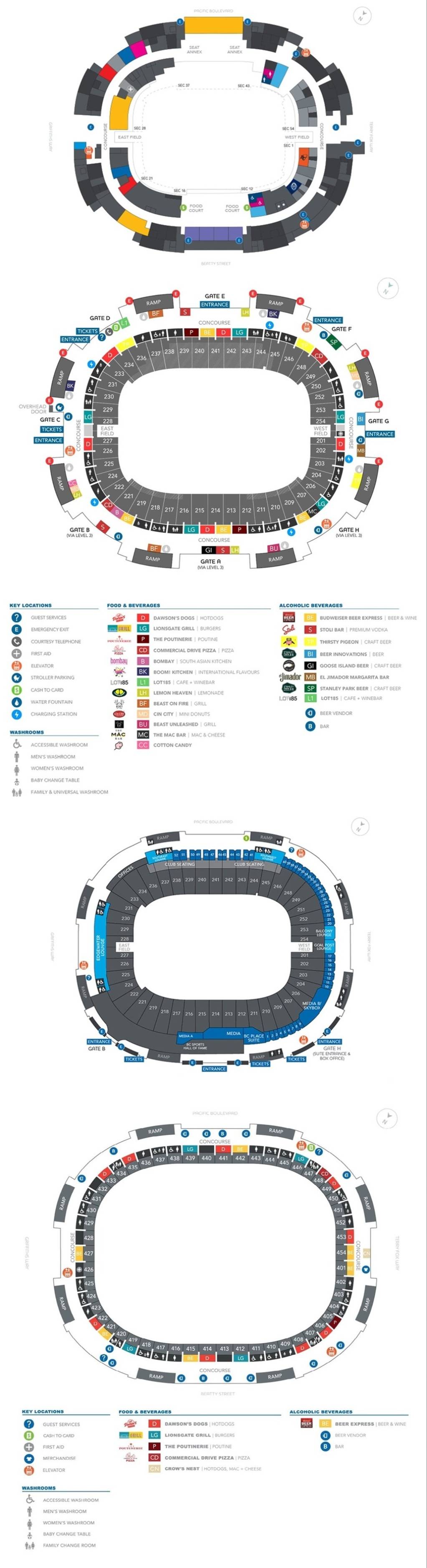 BC Place Map