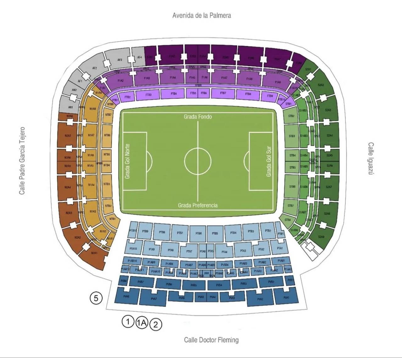 Preference Lower Grandstand (Grada de Preferencia) | Group Stage: Real ...