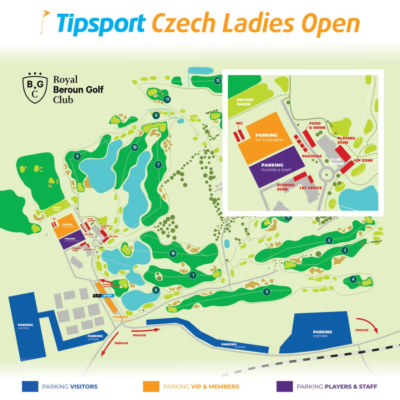 Beroun Golf Club Map