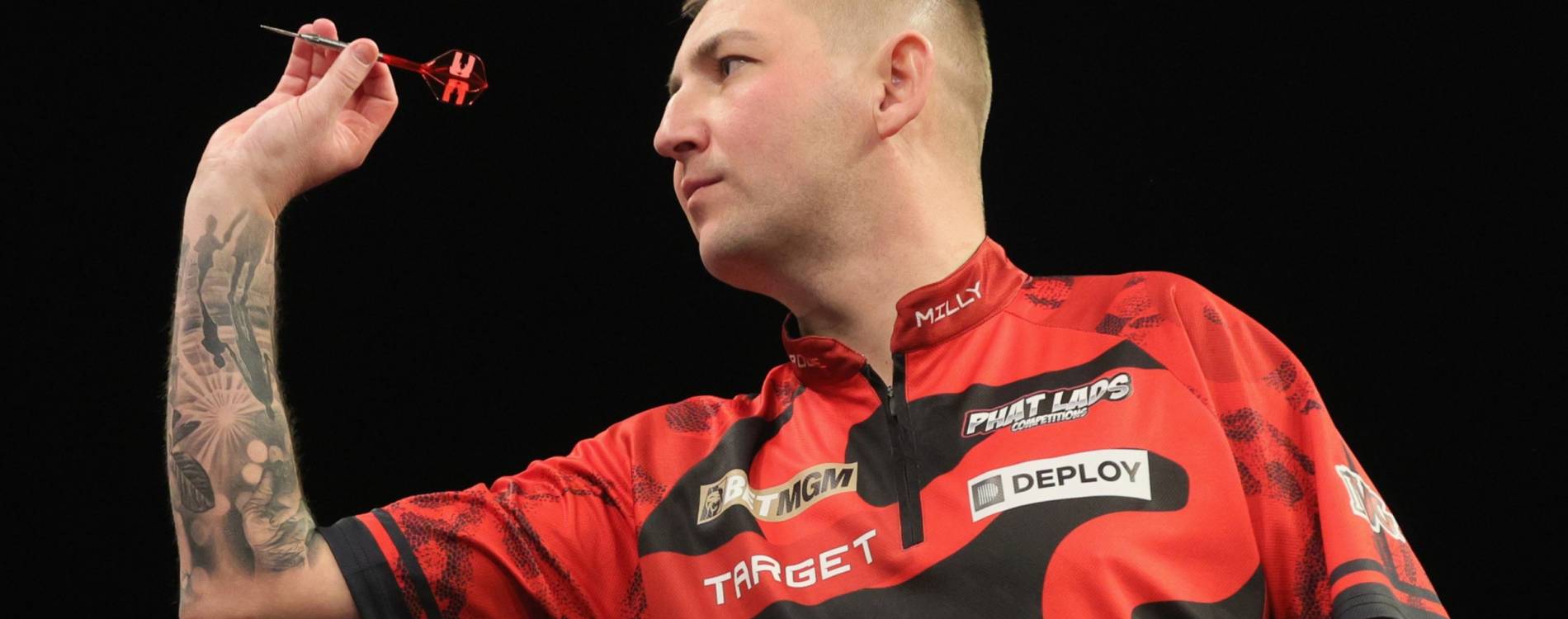 BetMGM Premier League Darts in the Uber Arena Berlin: Nathan Aspinall