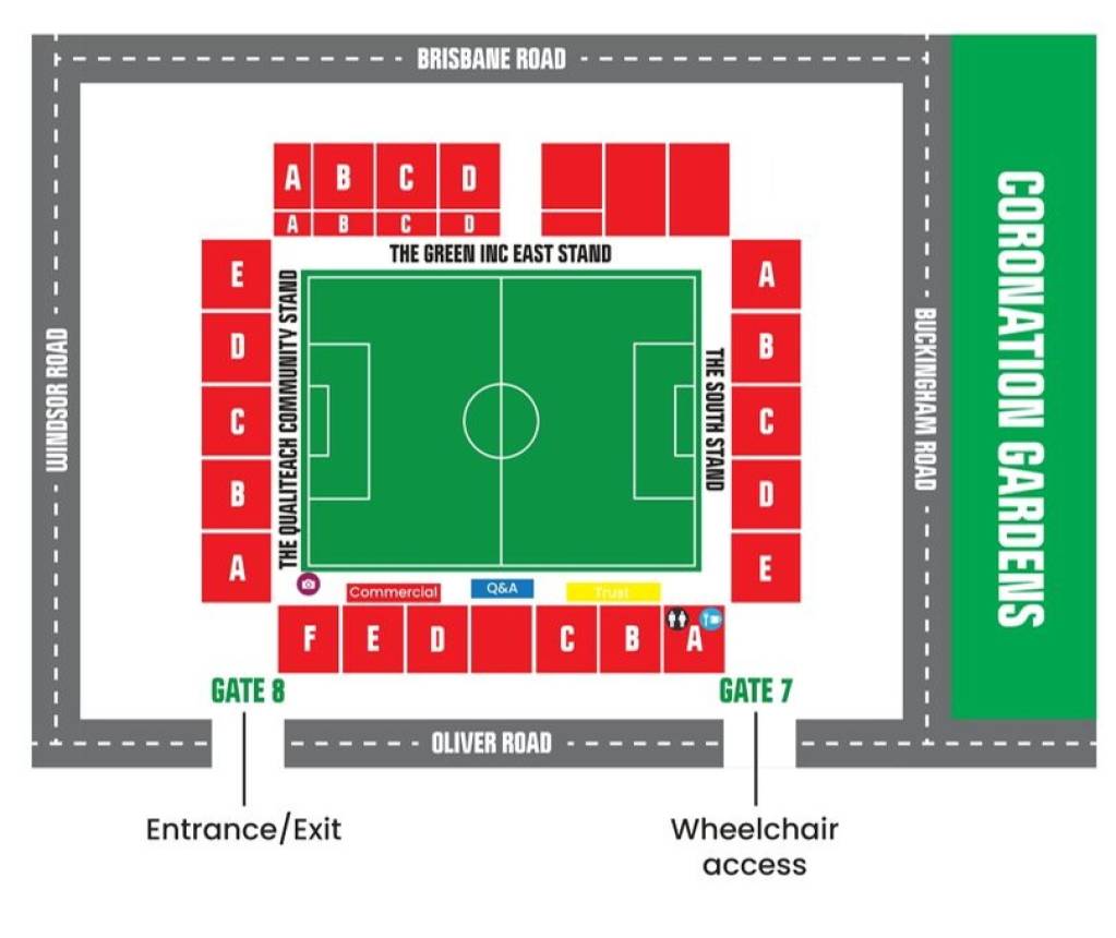 BetWright Stadium Map