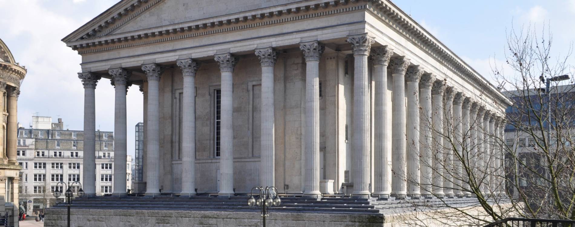 Birmingham Town Hall from Chamberlain Square