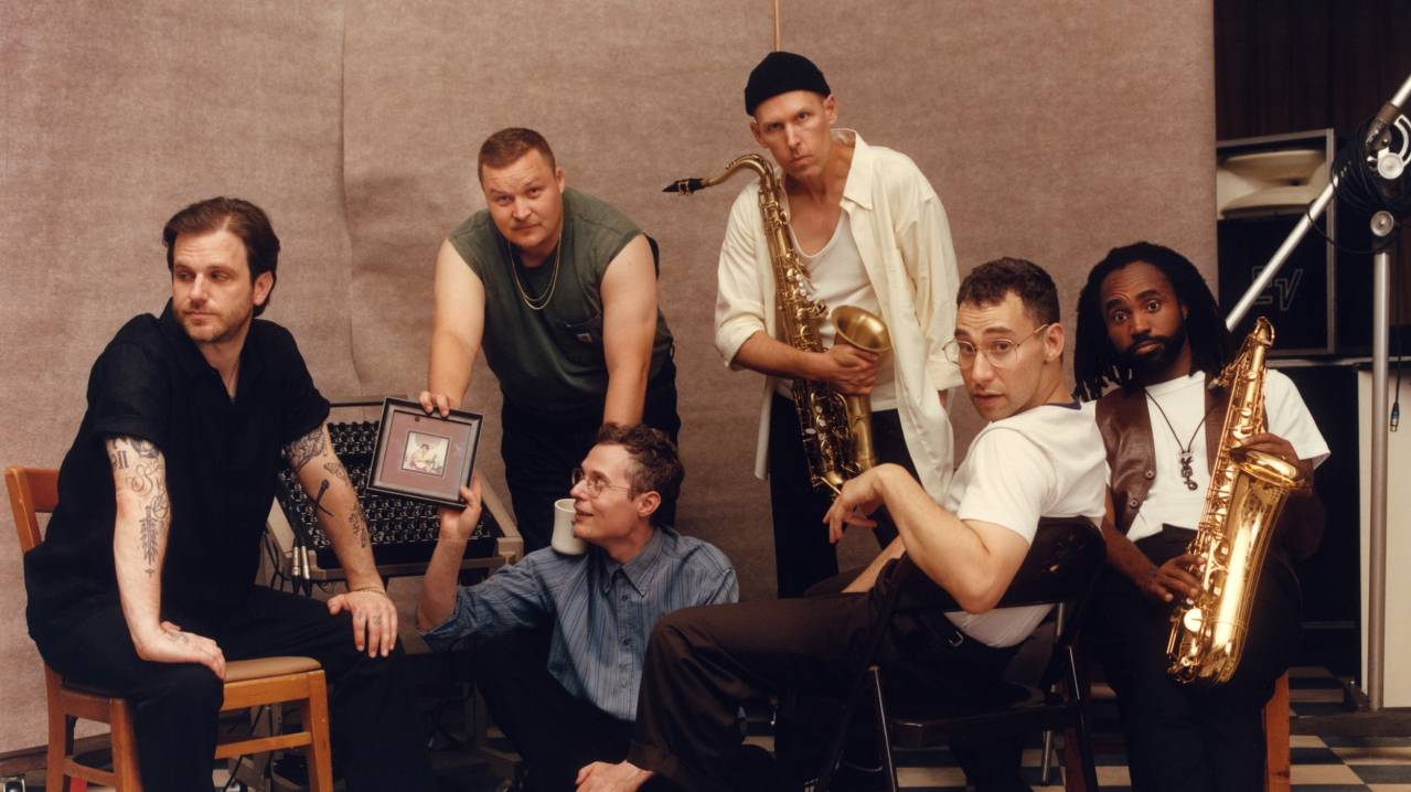 Bleachers on set of "Modern Girl" music video shoot