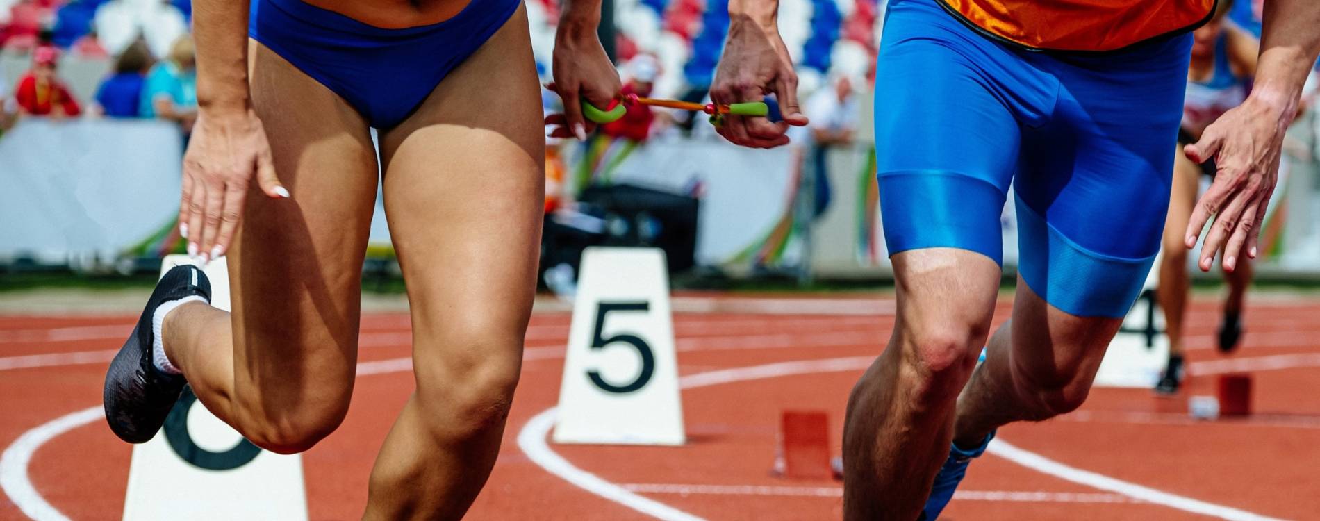 Blind female para athlete