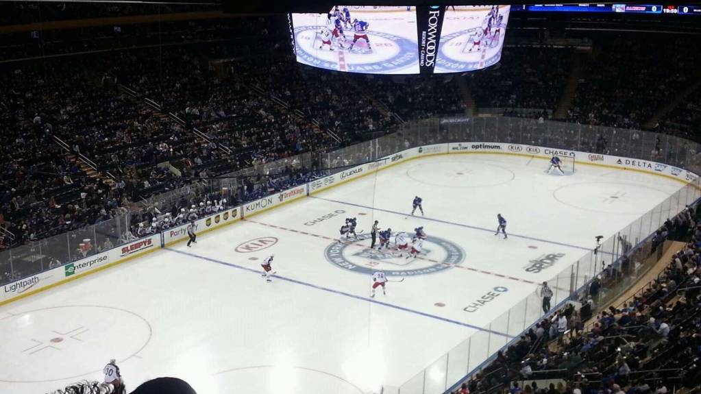 Blue Seats in Section 419 at Madison Square Garden