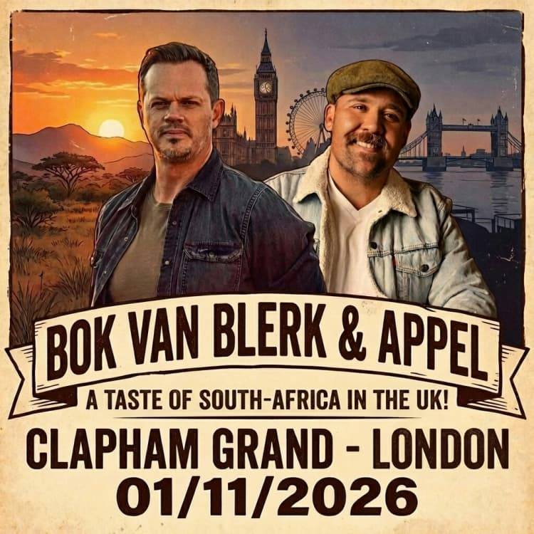 Bok van Blerk & Appel in London