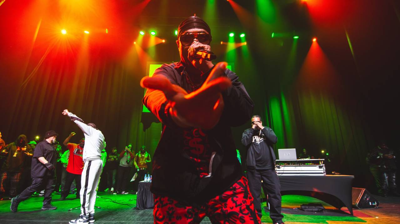 Bone Thugs-N-Harmony in concert at The Fillmore in Detroit