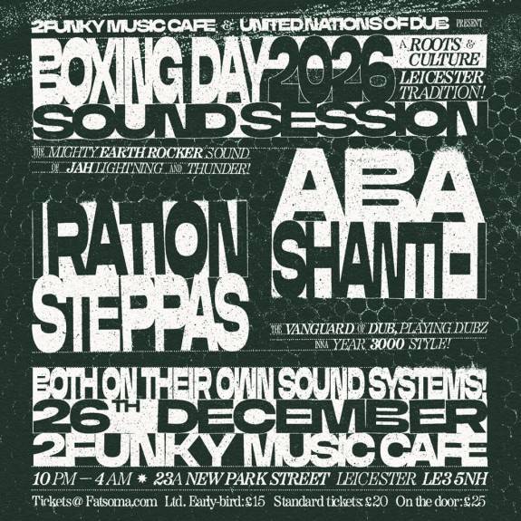 Boxing Day Sound Session - Aba Shanti-i & Iration Steppas