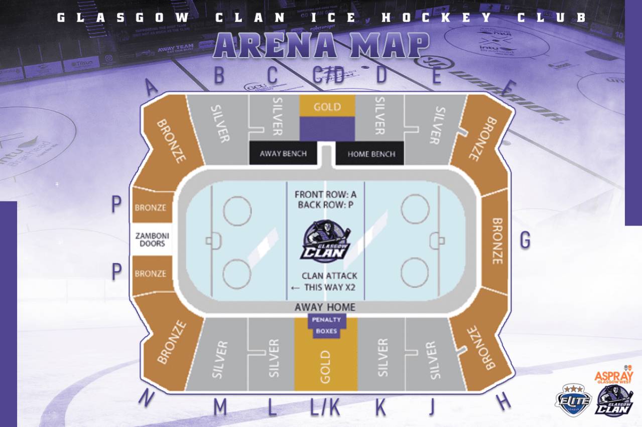 Braehead Arena Map
