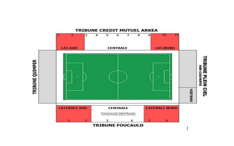 Stade Francis-Le Blé Map