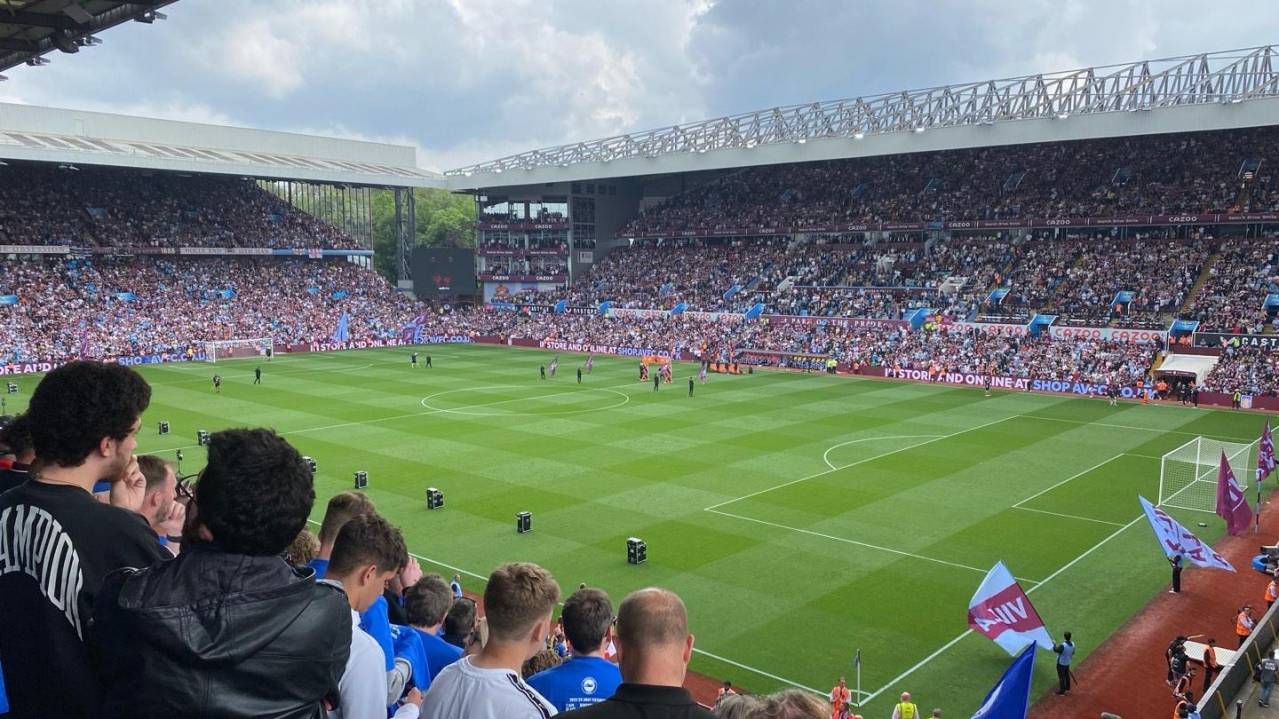 Brighton & Hove Albion visit Villa Park