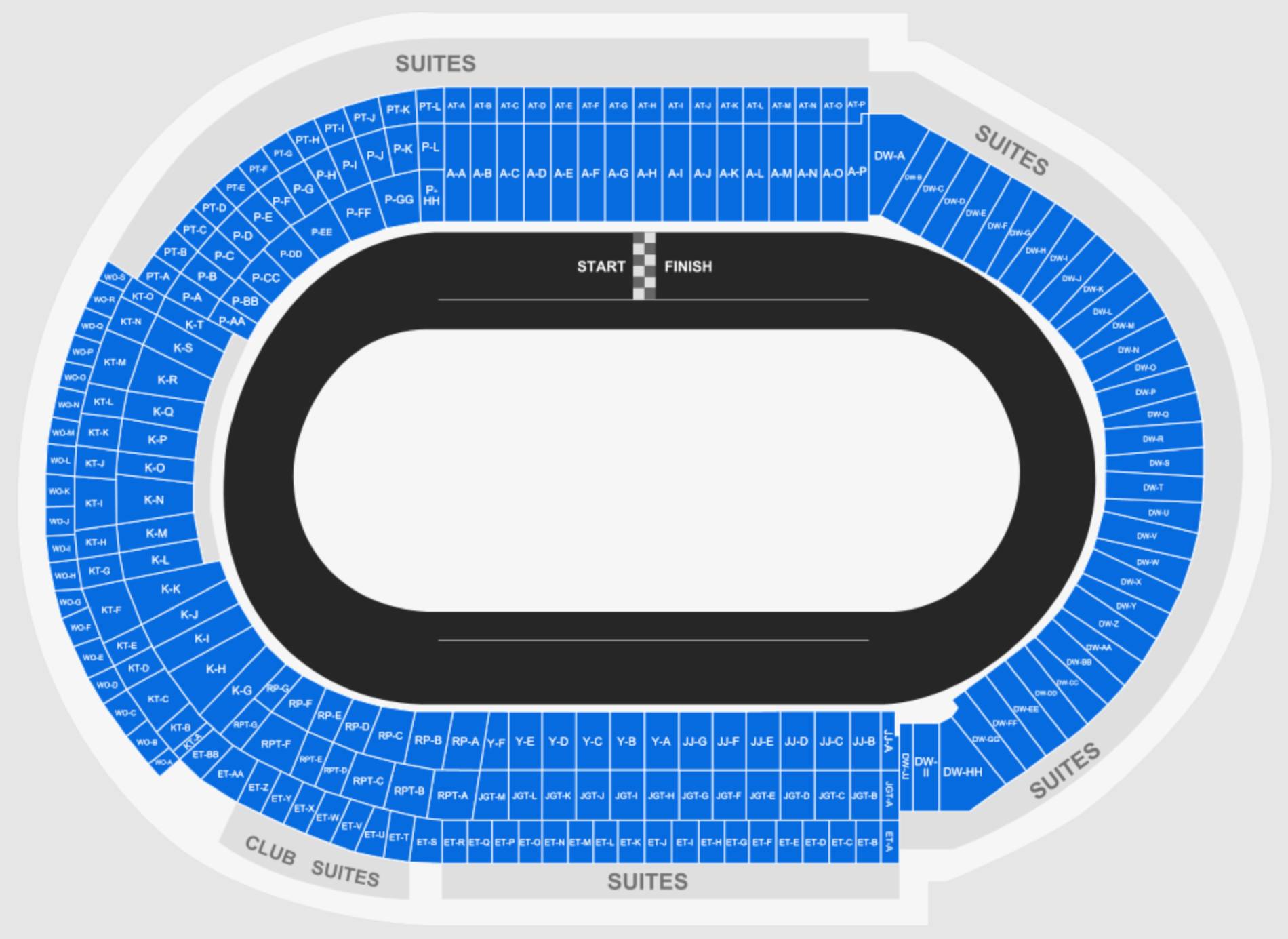 Bristol Motor Speedway Map
