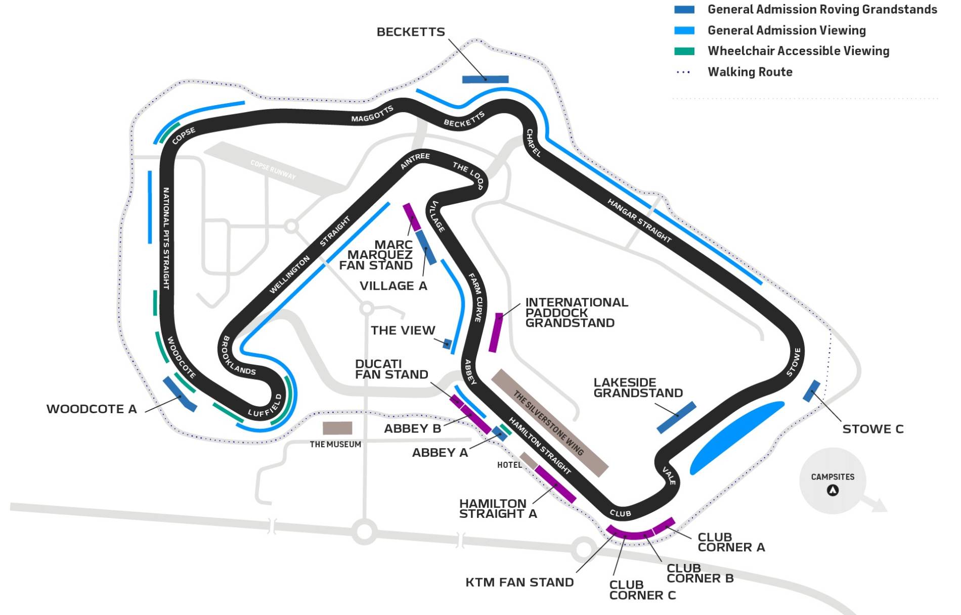 Silverstone Circuit Map