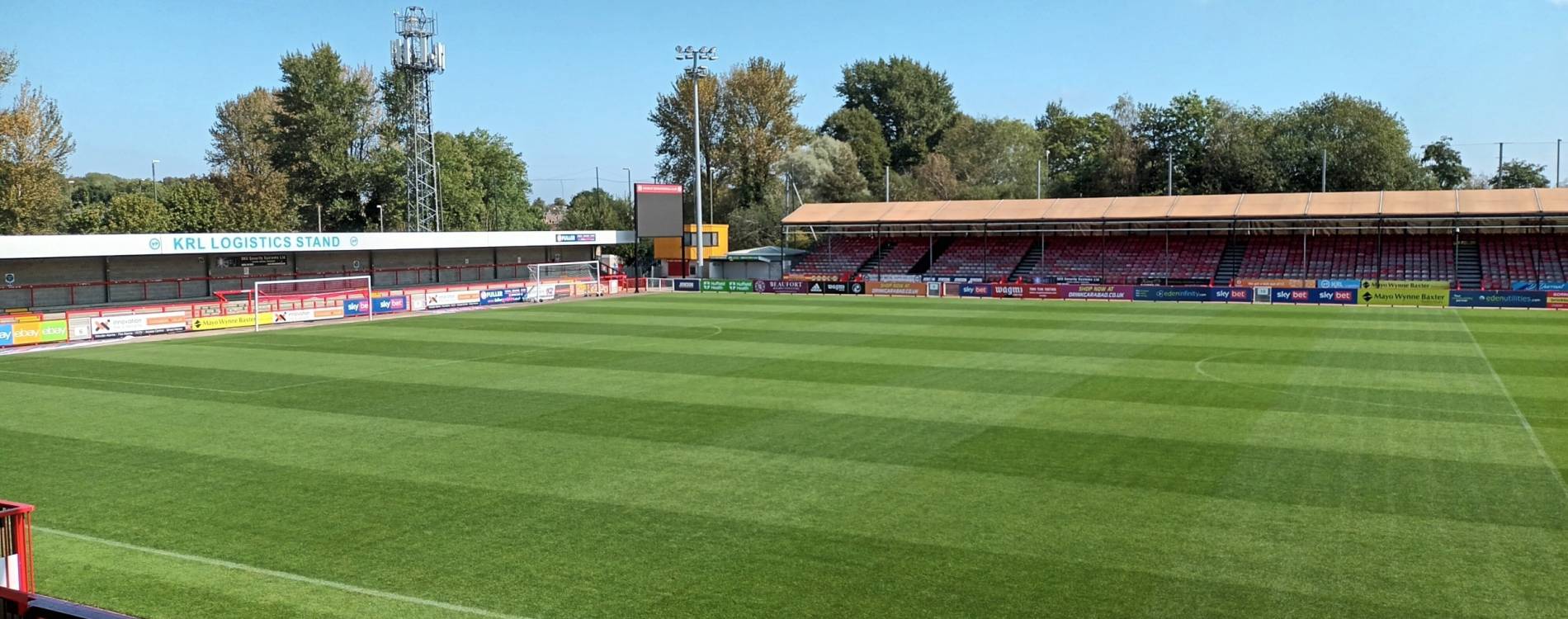 Broadfield Stadium is the home of Crawley Town