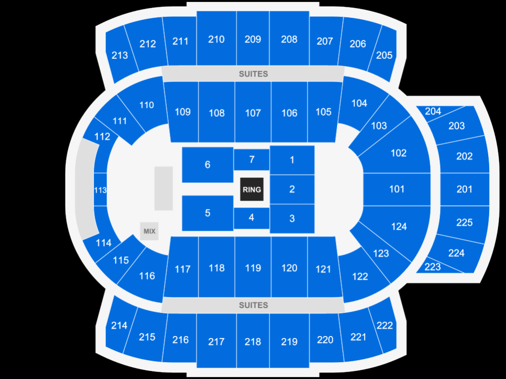 Brookshire Grocery Arena Map