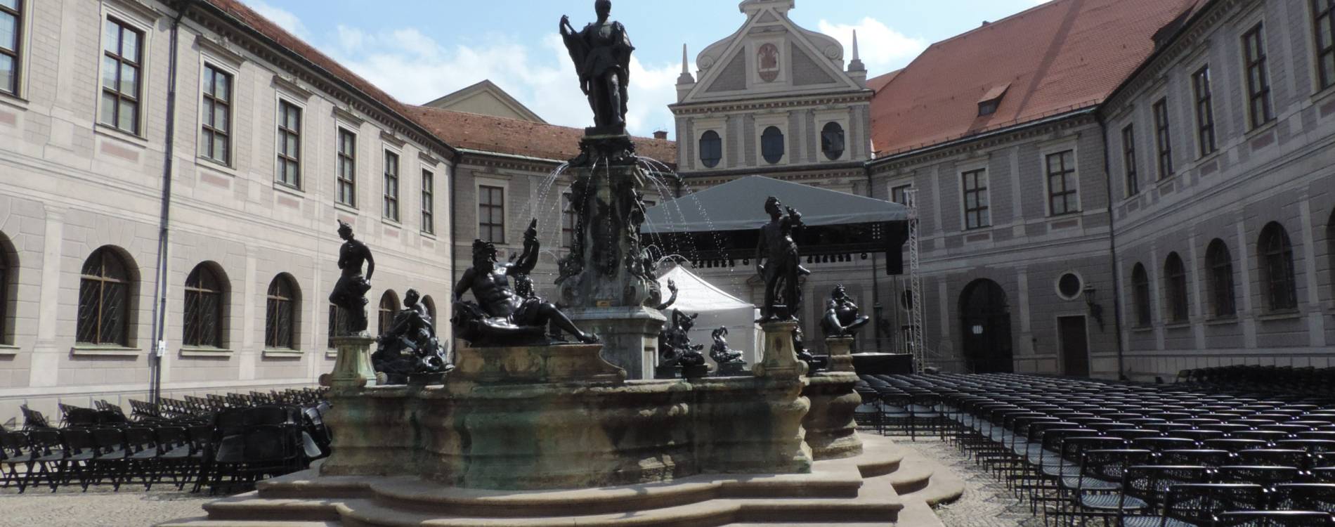 Brunnenhof (Fountain Courtyard) in the Munich Residence