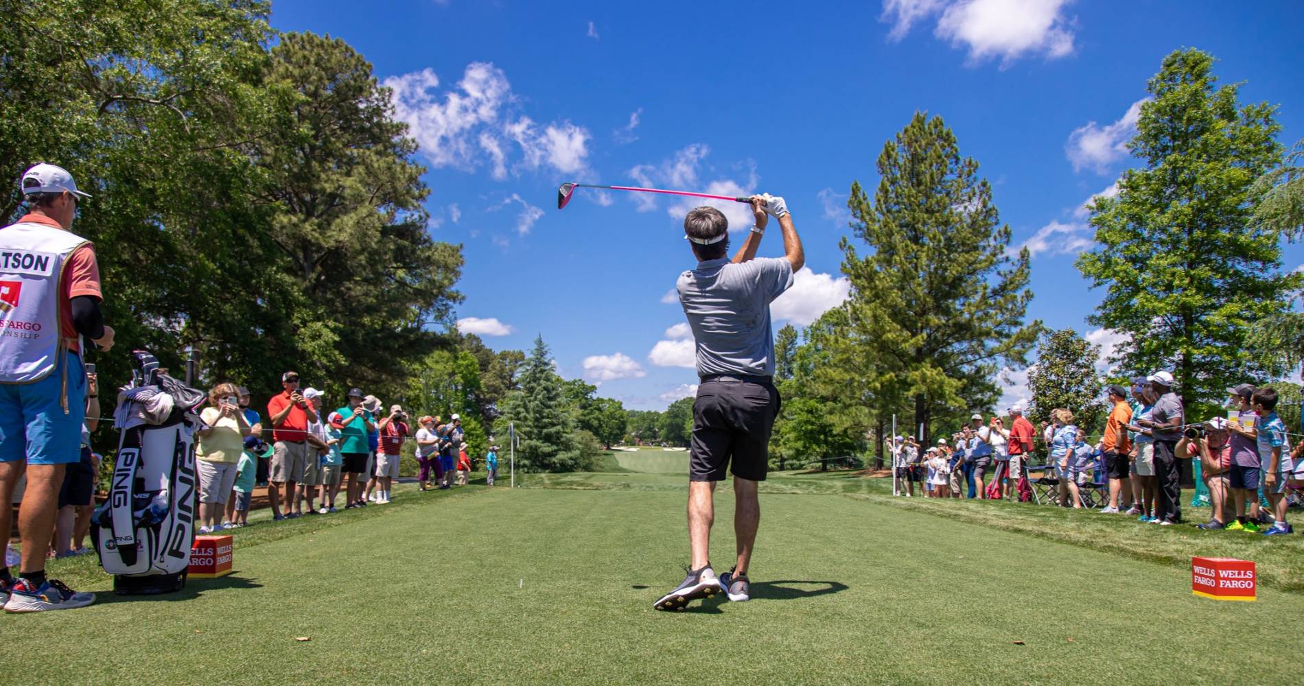 Bubba Watson at the Wells Fargo Championship
