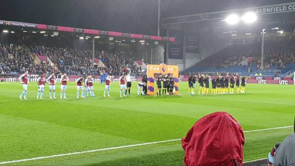 Burnley line up against Watford