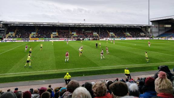 Burnley playing Bournemouth at Turf Moor