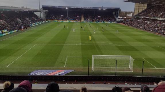 Burnley playing Coventry City