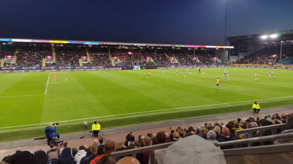 Burnley playing Southampton at Turf Moor