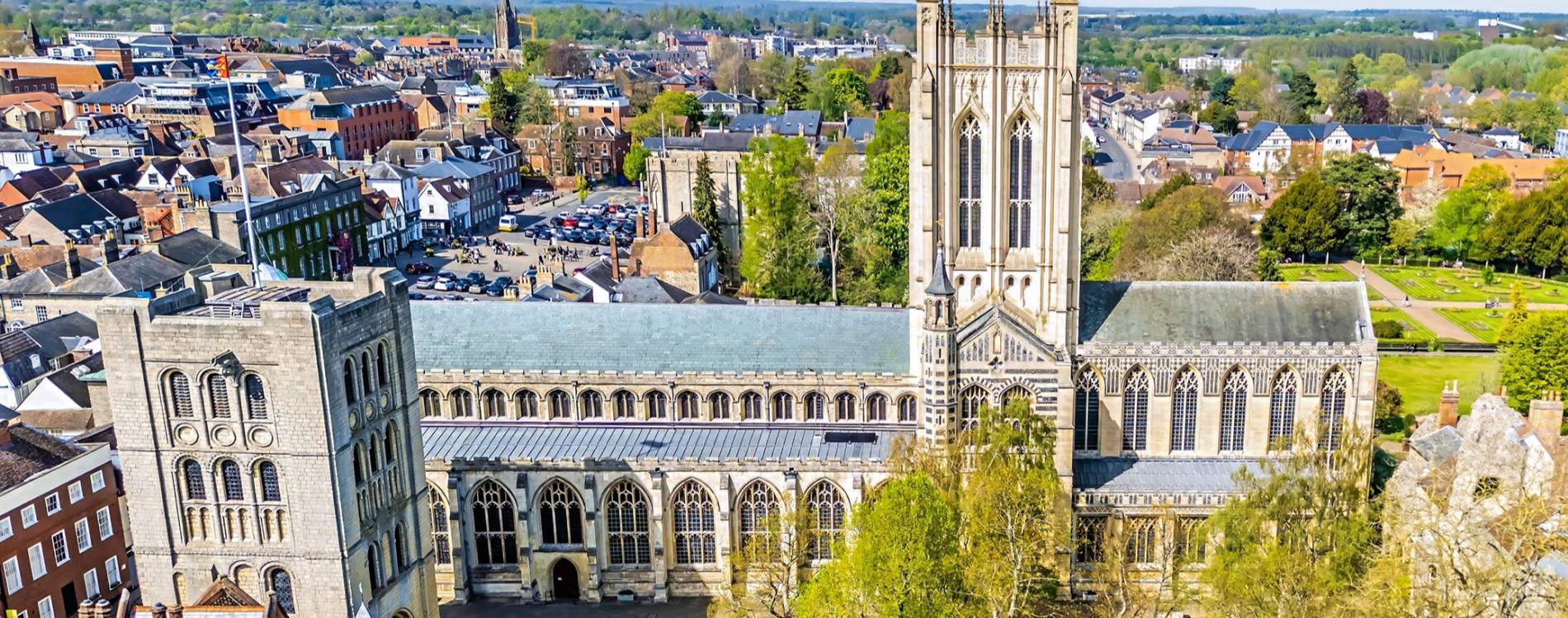 Bury St Edmunds skyline