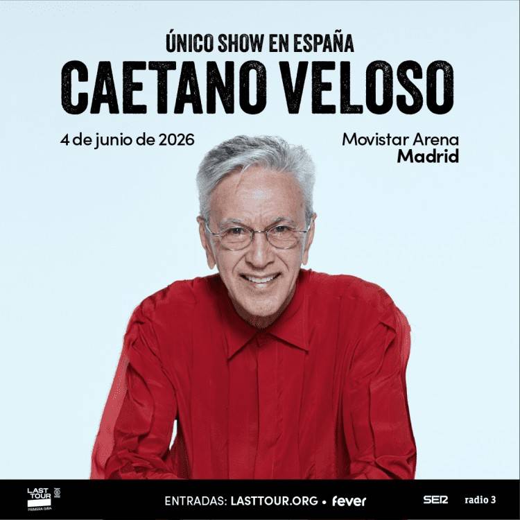 Caetano Veloso en Movistar Arena, Madrid 2026