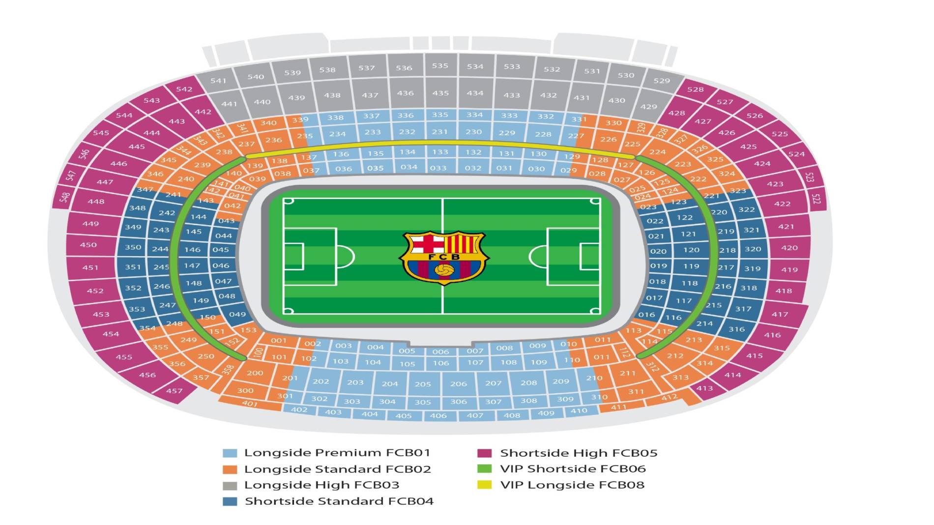 Camp Nou Map