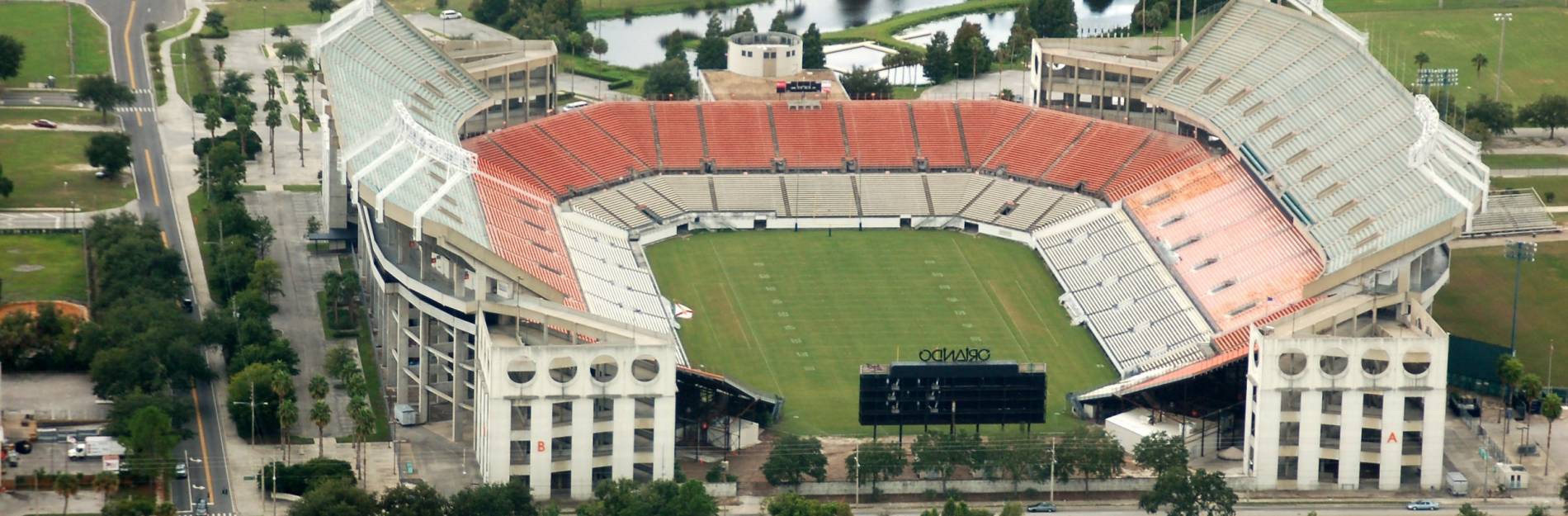 Camping World Stadium is located in Orlando, Florida
