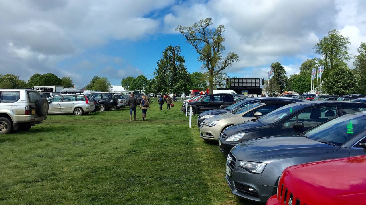 Car Parking at Badminton Horse Trials