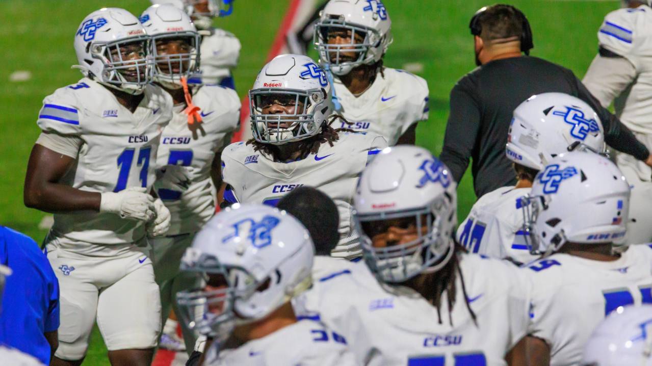Central Connecticut Blue Devils football players