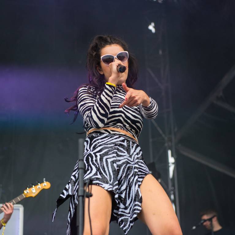 Charli XCX in concert at Governors Ball