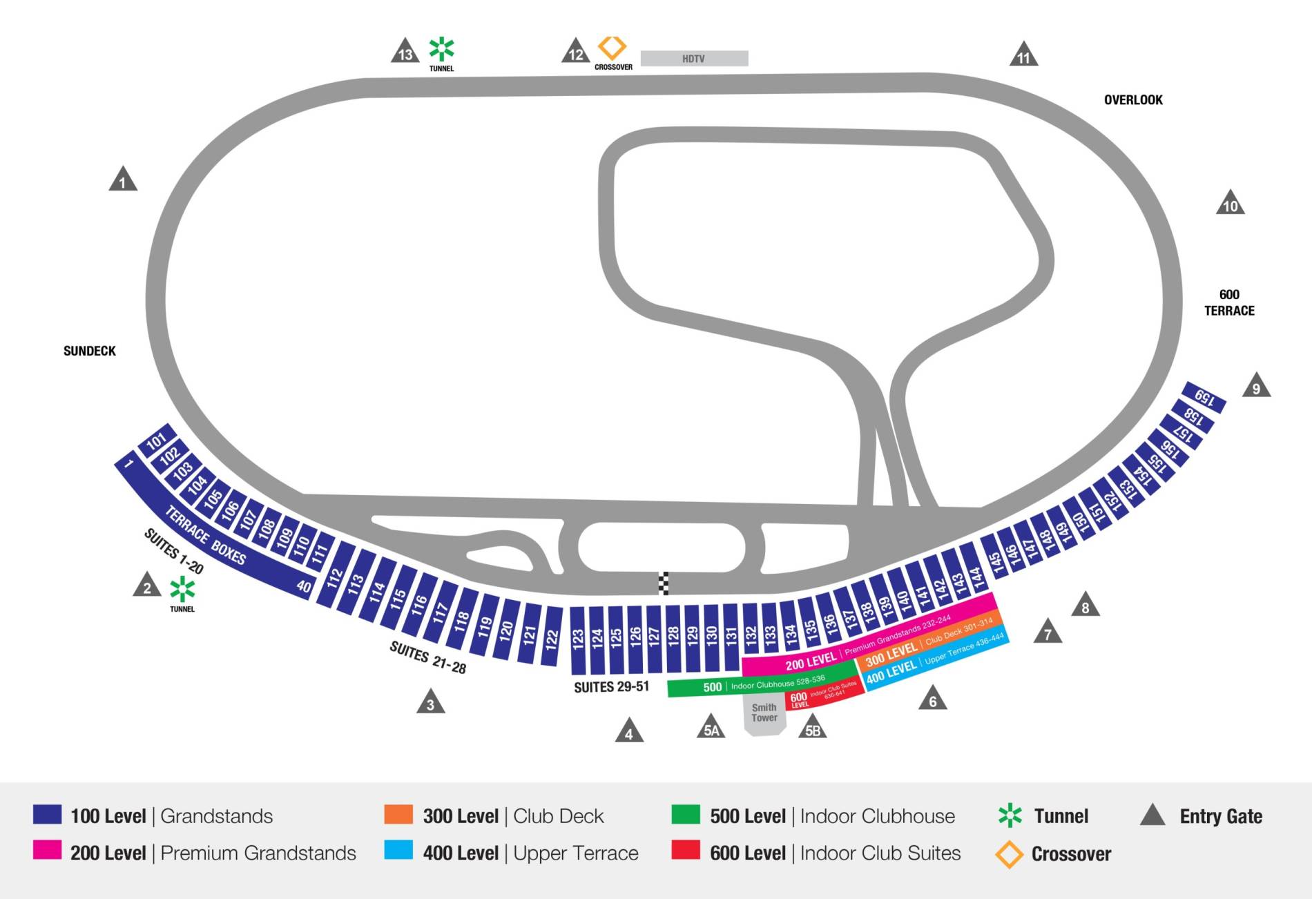 Charlotte Motor Speedway Map
