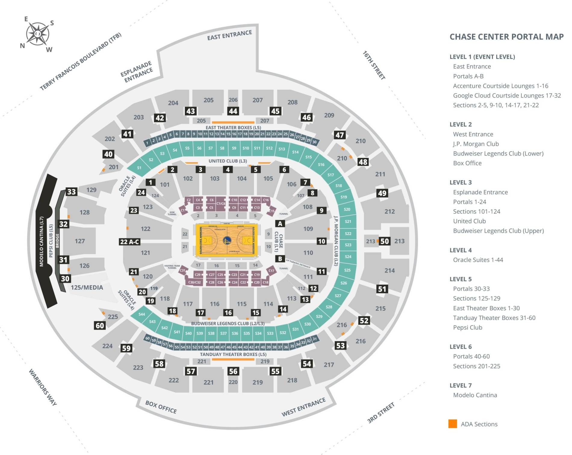 Upper (200 Level) Golden State Valkyries vs Las Vegas Aces 7 Jun