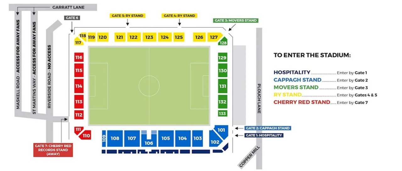 AFC Wimbledon vs Milton Keynes Dons Tickets | 2 Mar 2024 | Cherry Red ...