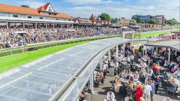 Chester Racecourse Winning Post