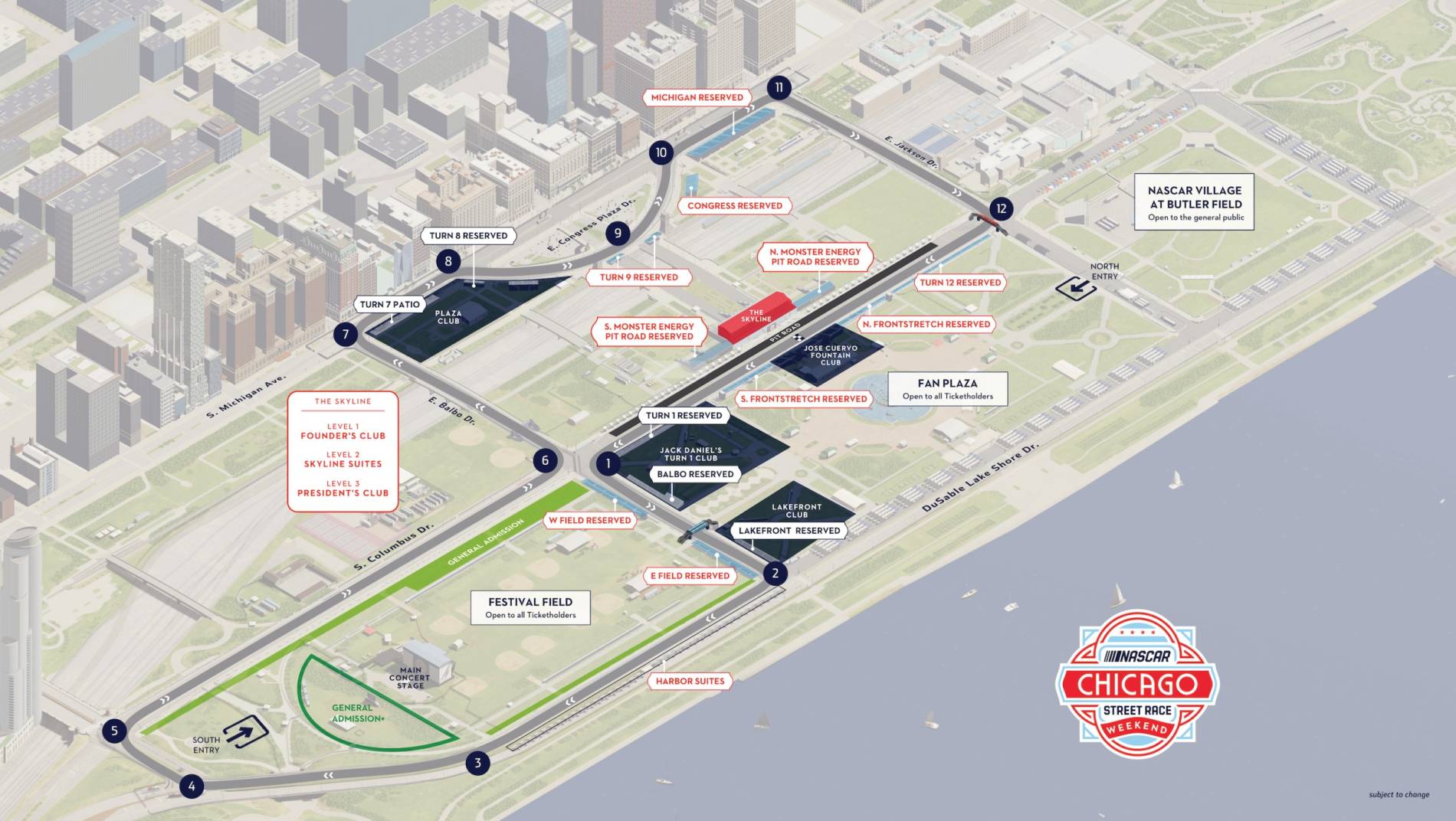 Grant Park 165 Tickets | 6 Jul 2025 | Chicago Street Course | Koobit