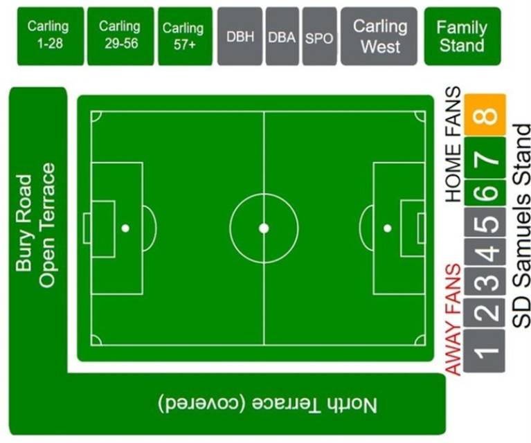 Chigwell Construction Stadium Map