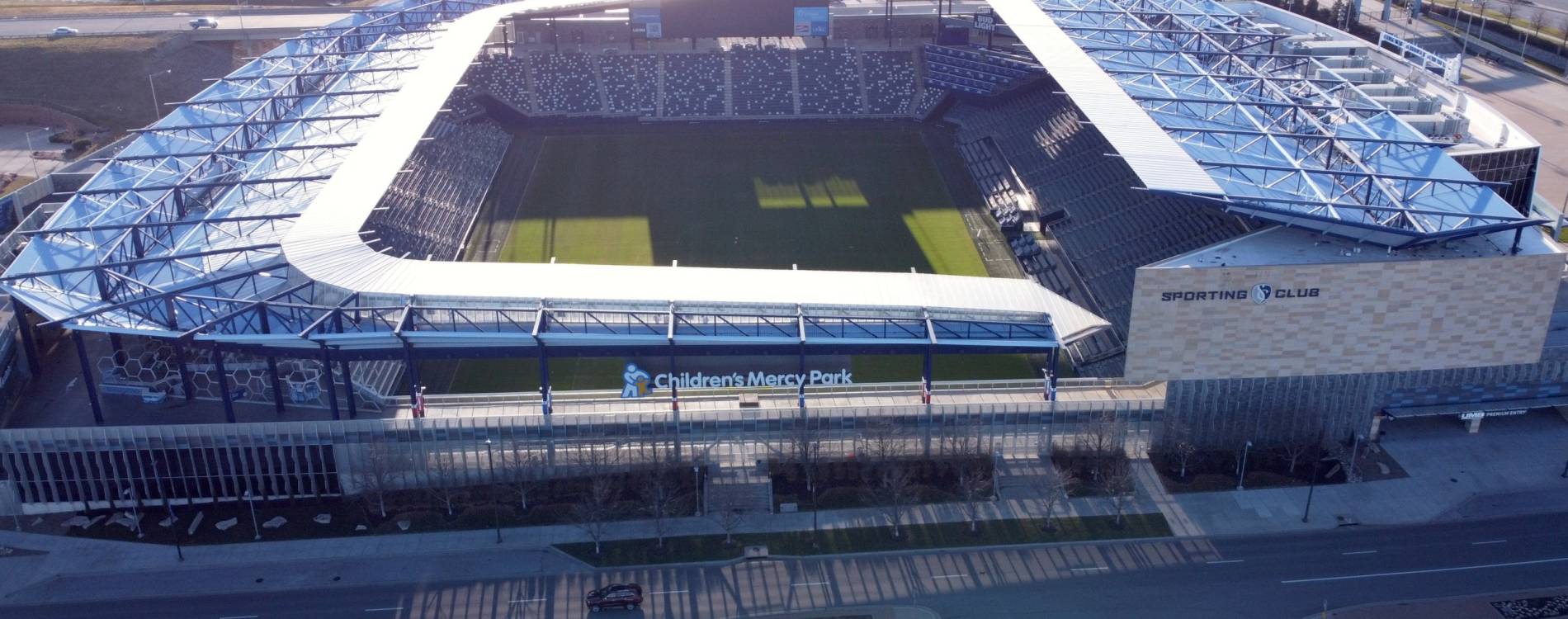 Children's Mercy Park Aerial, in Kansas City, Kansas