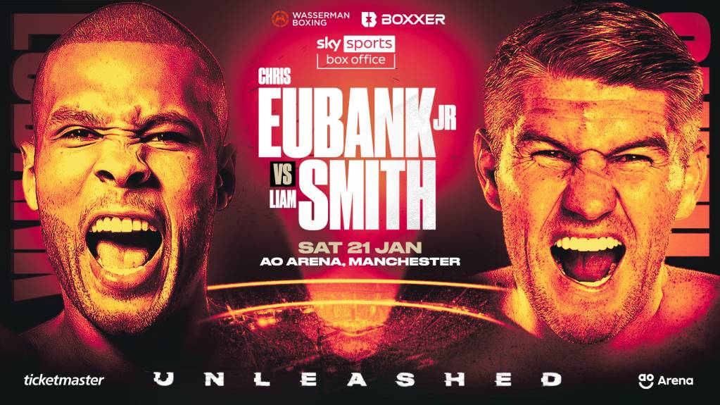 Chris Eubank Jr and Liam Smith will square off at the AO Arena on 21 January