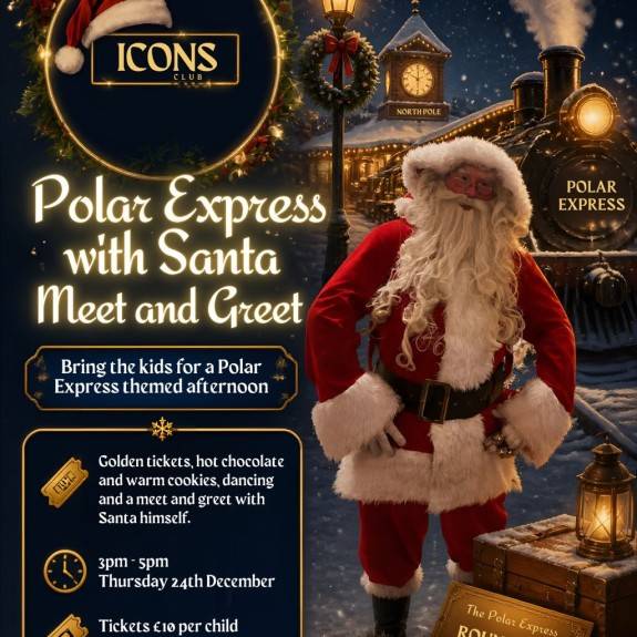 Christmas Eve Polar express and Santa meet and greet