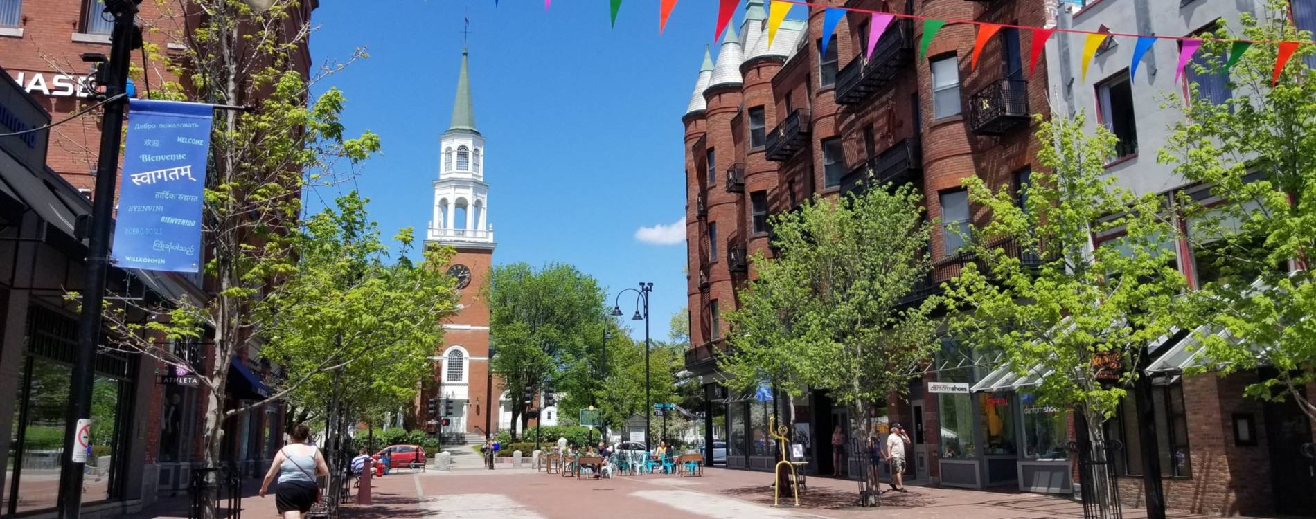 Church Street in Burlington, Vermont