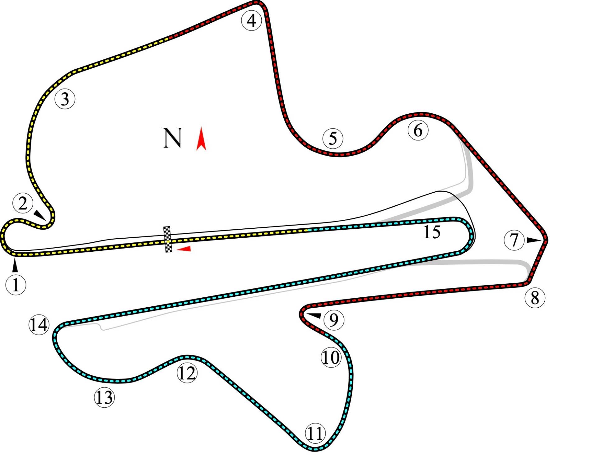 Sepang International Circuit Map