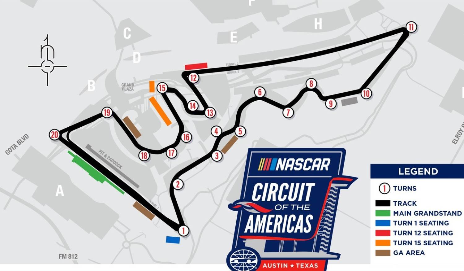 Circuit of the Americas Map
