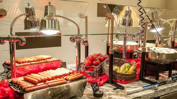 Club (C Level) food at Xcel Energy Center