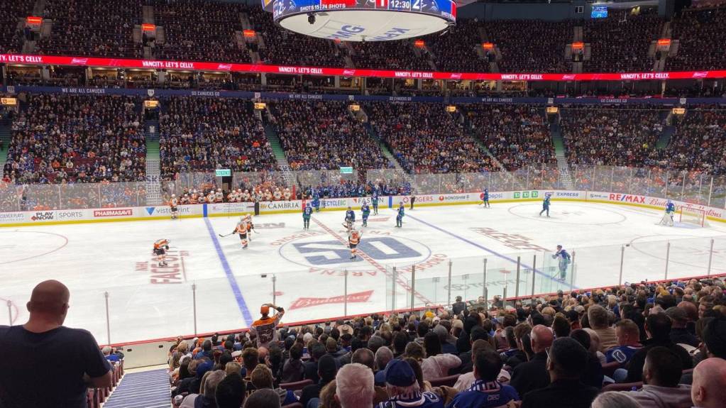 Club Seats in Section 107 at Rogers Arena