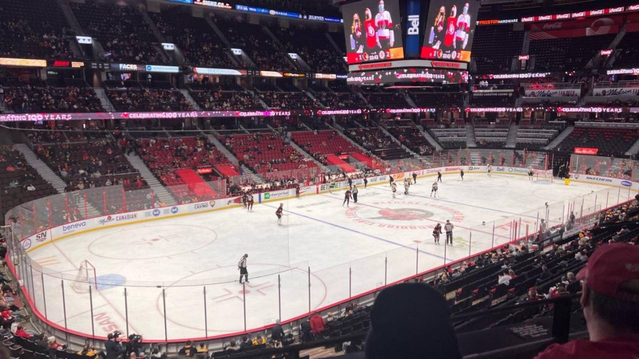 Club Section 225 at Canadian Tire Centre